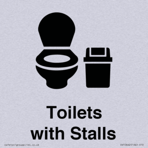 Toilets: Stalls with Sanitary Bin